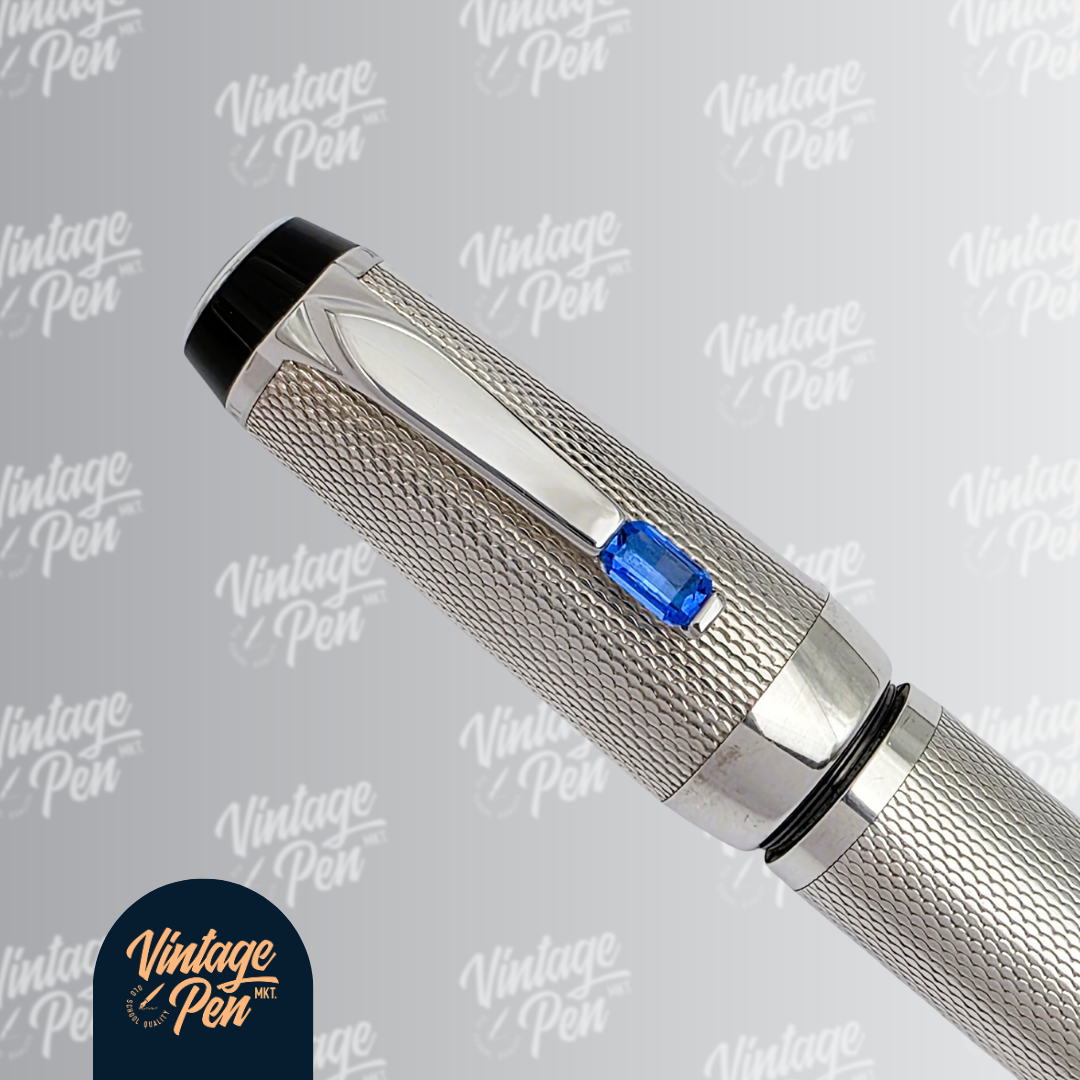 Montblanc Bohème Arabesque Azur Silver Fountain Pen