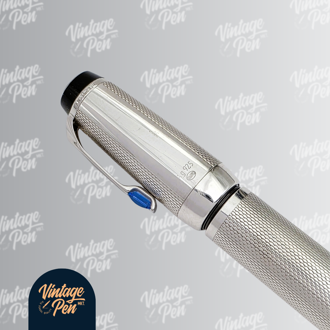 Montblanc Bohème Arabesque Azur Silver Fountain Pen