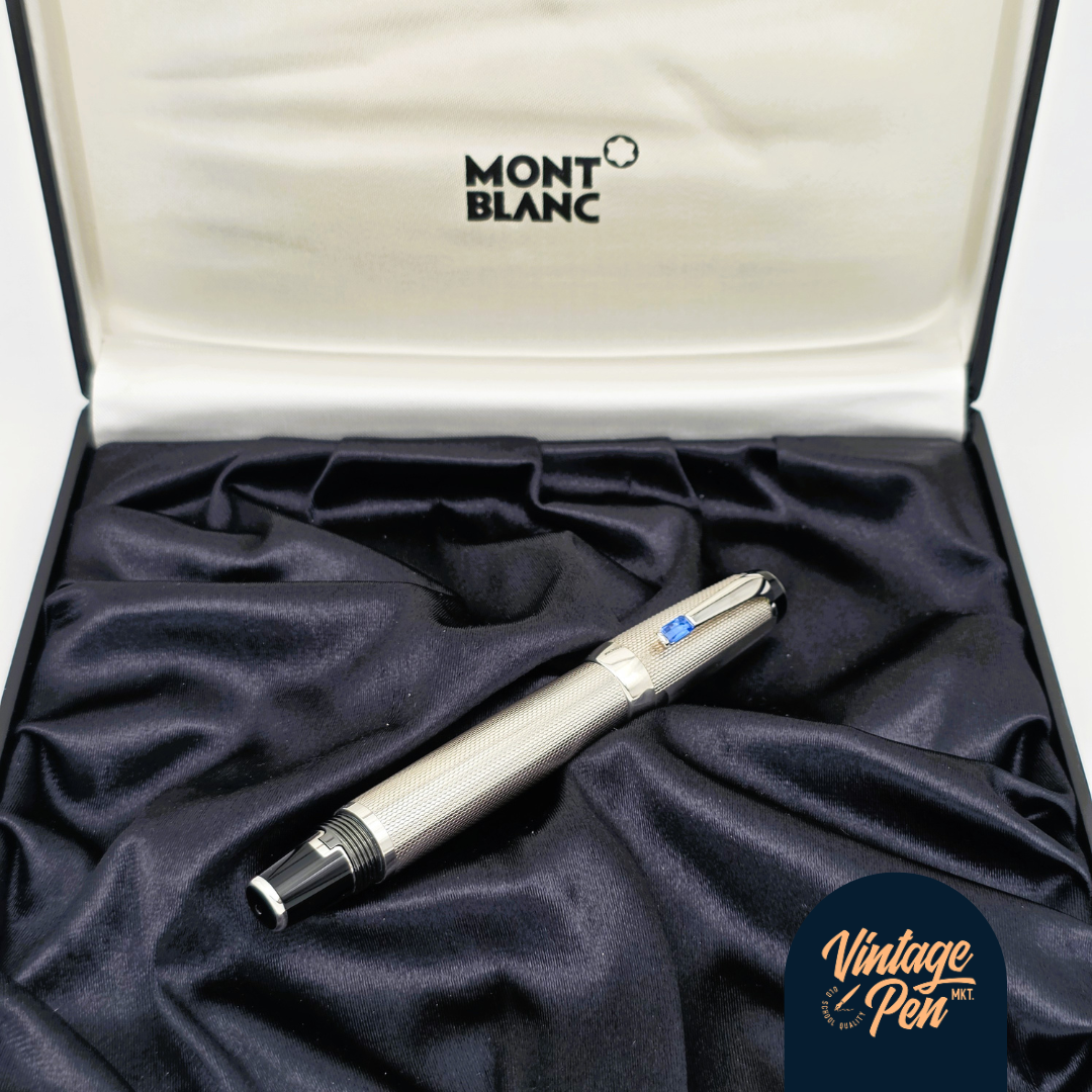 Montblanc Bohème Arabesque Azur Silver Fountain Pen
