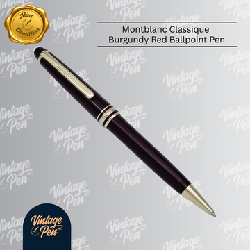 Montblanc Classique Burgundy Red Ballpoint Pen