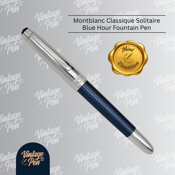 Montblanc Meisterstück Blue Hour Solitaire Doué Classique Fountain Pen
