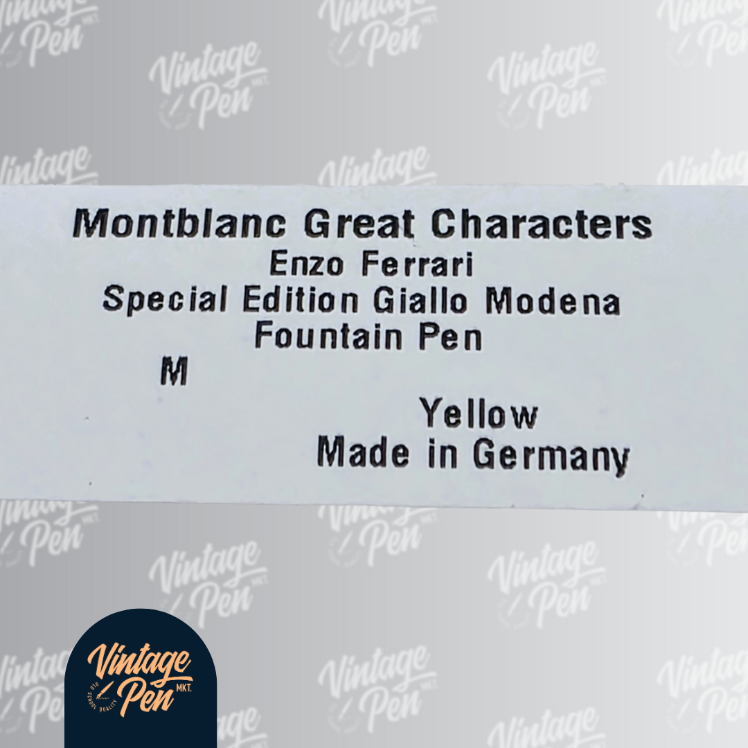 Montblanc Great Characters Enzo Ferrari Special Edition Fountain Pen