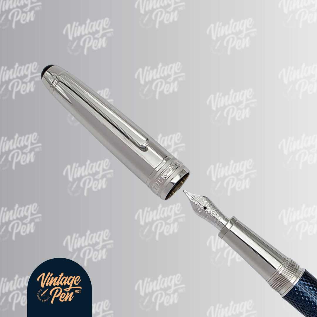 Montblanc Meisterstück Blue Hour Solitaire Doué Classique Fountain Pen