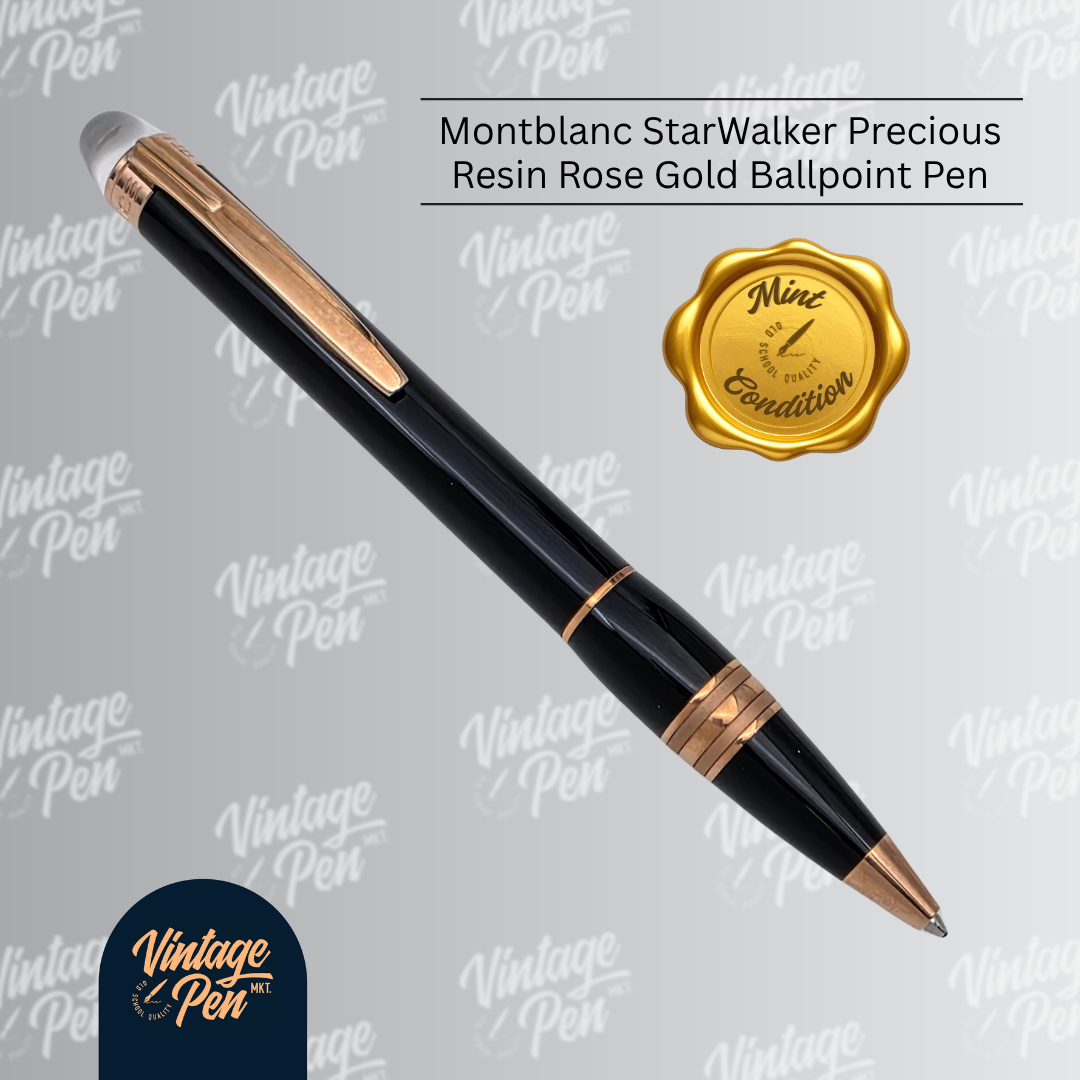 Montblanc StarWalker Red Gold Resin Ballpoint Pen