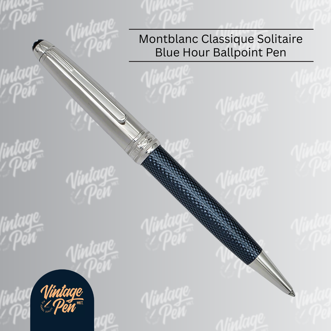Montblanc Classique Solitaire Blue Hour Doué Ballpoint Pen