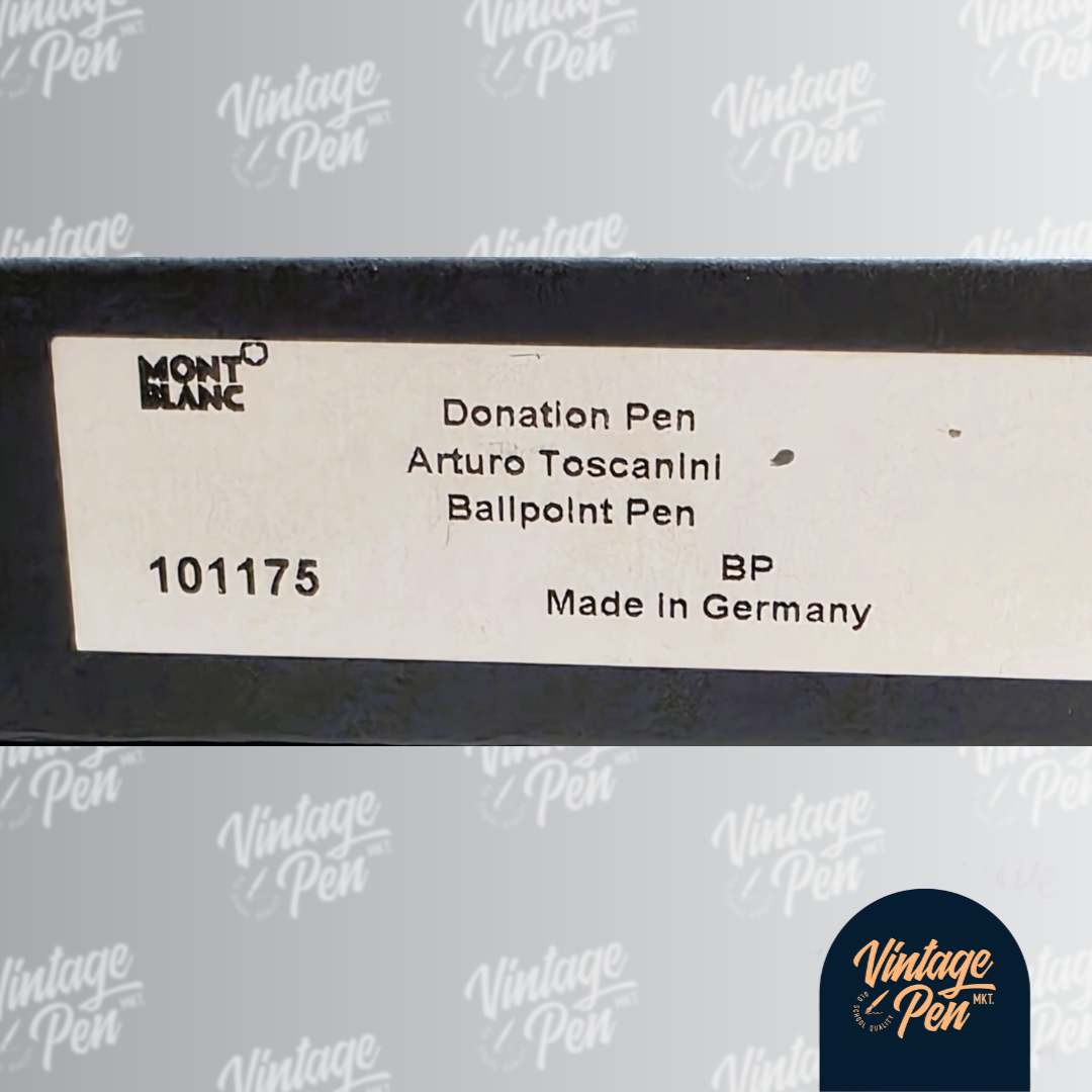Montblanc Donation Pen Arturo Toscanini Ballpoint Pen