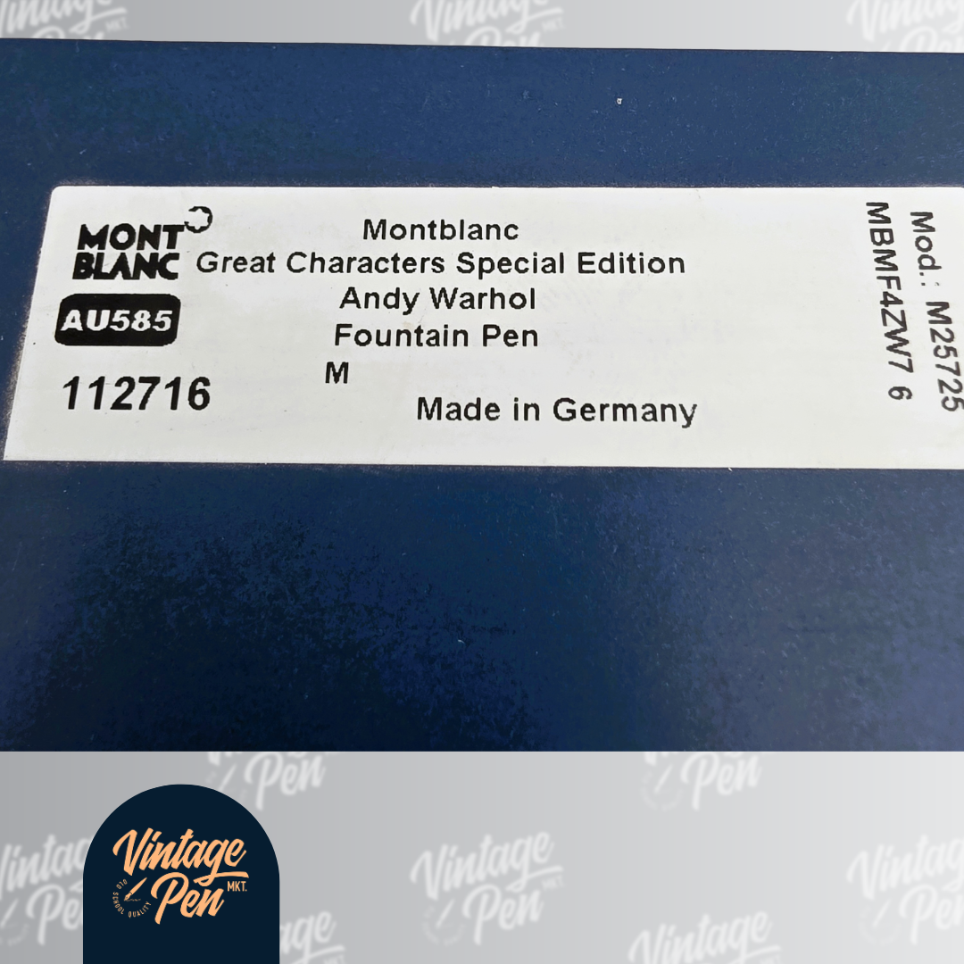 Montblanc Andy Warhol Special Edition Fountain Pen