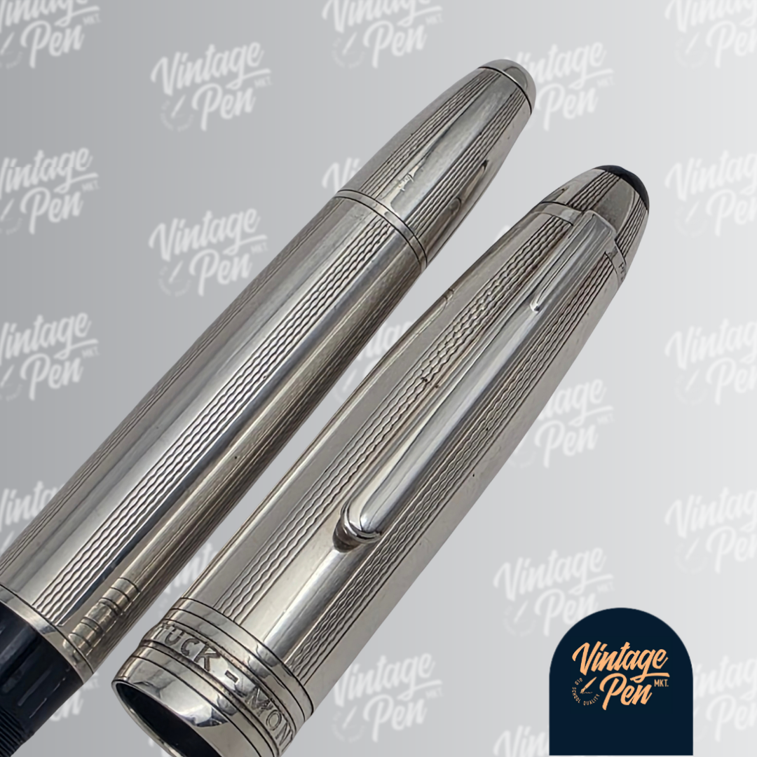 Montblanc Meisterstück Solitaire Sterling Silver LeGrand Fountain Pen
