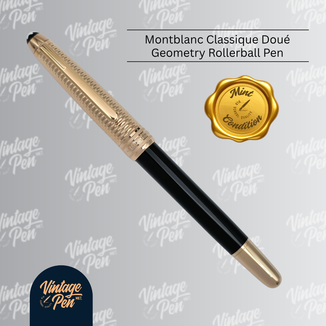 Montblanc Meisterstück Doué Geometry Classique Rollerball Pen