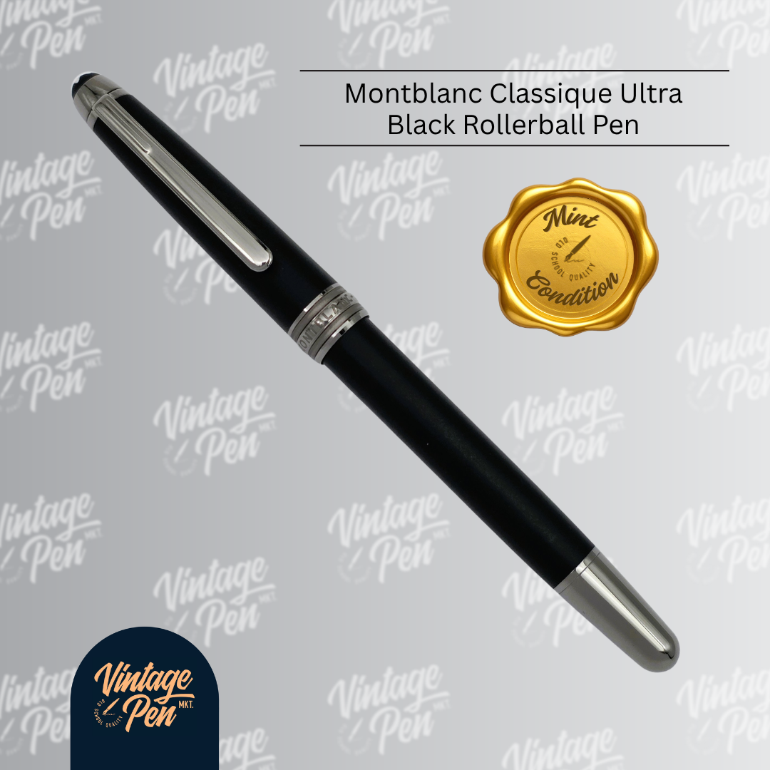Montblanc Meisterstück Ultra Black Classique Rollerball