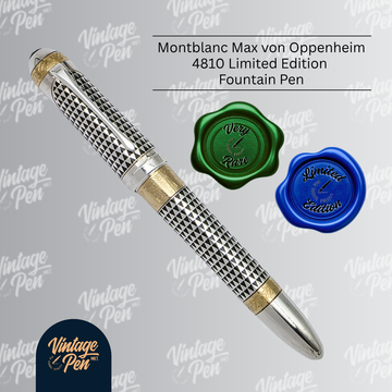 Montblanc Patron of Art Homage to Max von Oppenheim Limited Edition 4810 Fountain Pen