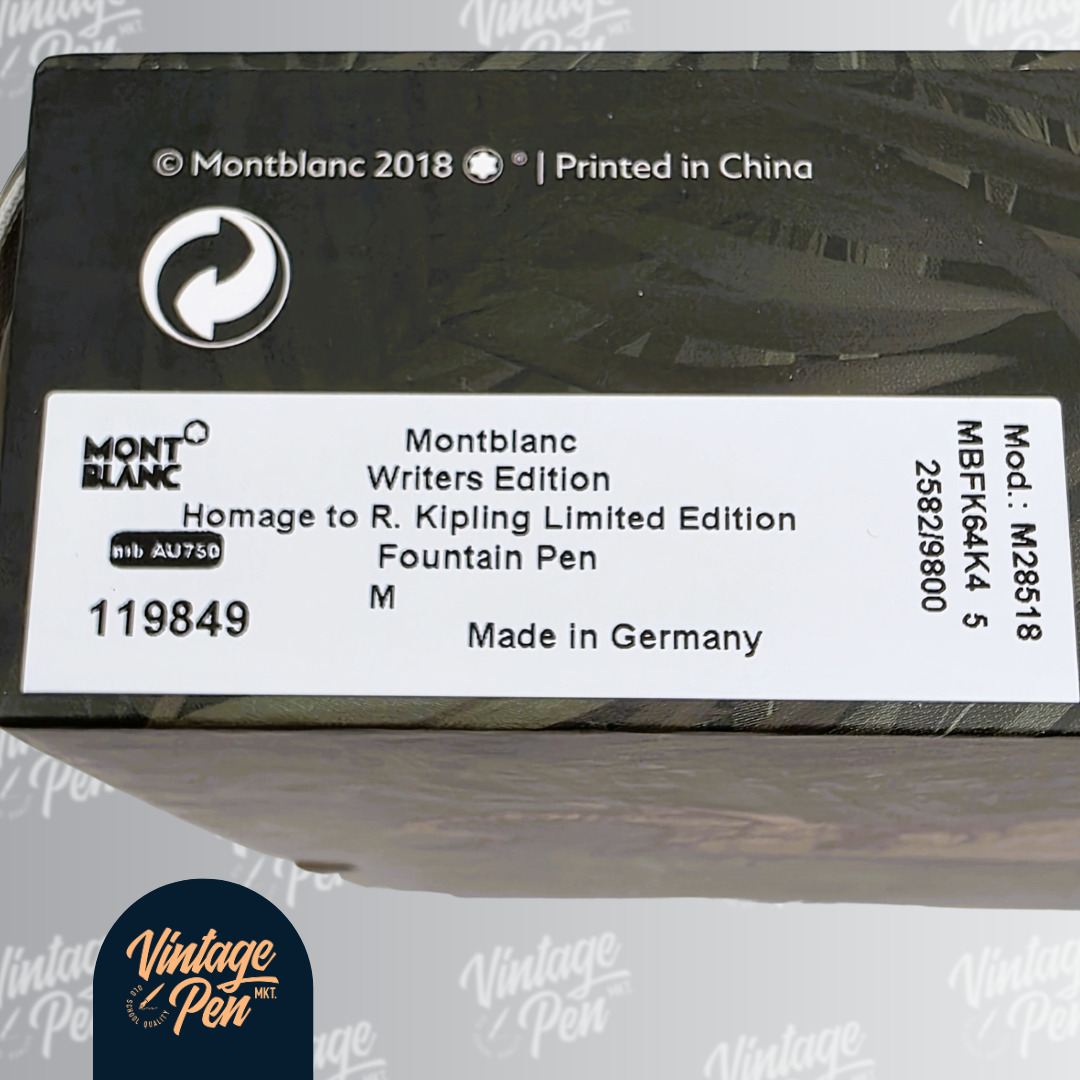 Montblanc Rudyard Kipling Limited Edition Fountain Pen