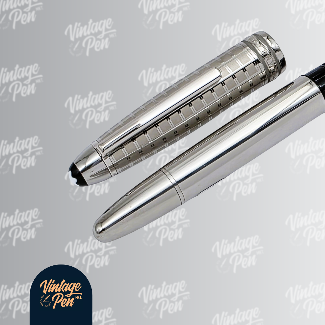 Montblanc Meisterstück LeGrand Solitaire 146 Stainless Steel Fountain Pen