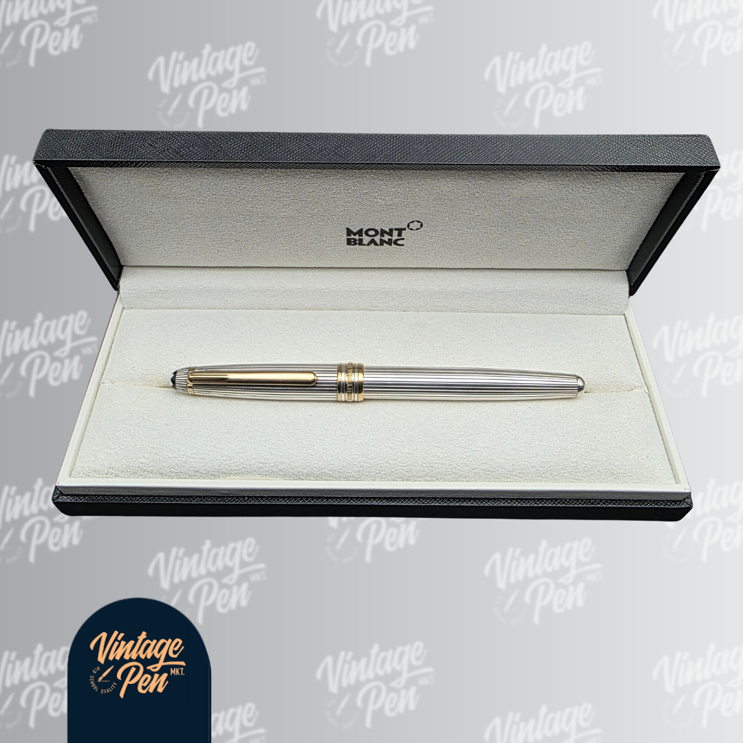 Montblanc Meisterstück Solitaire Sterling Silver Pinstripe Classique Rollerball Pen