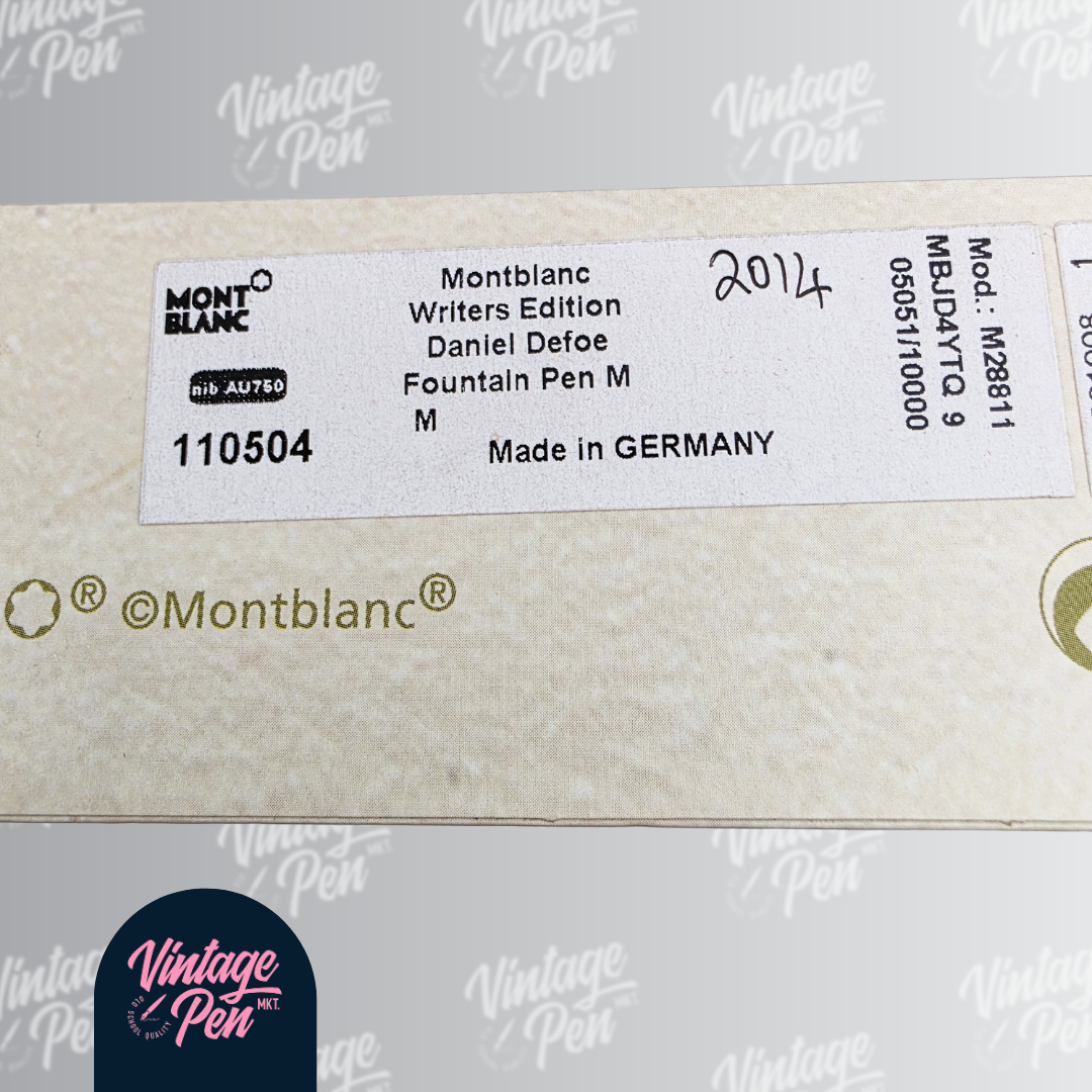 Montblanc Daniel Defoe Limited Edition Fountain Pen