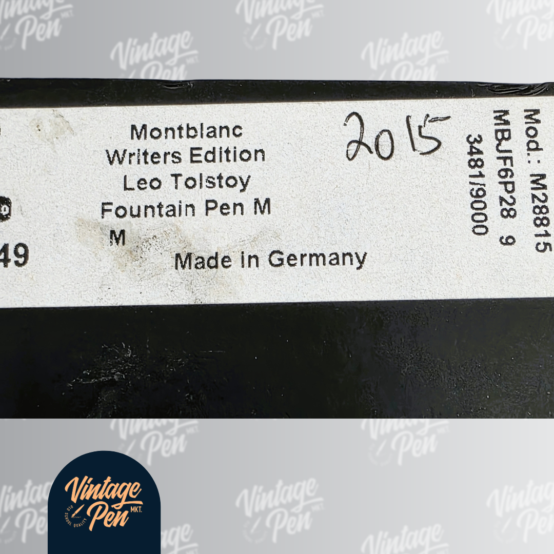 Montblanc Leo Tolstoy Writers Edition Limited Edition Fountain Pen