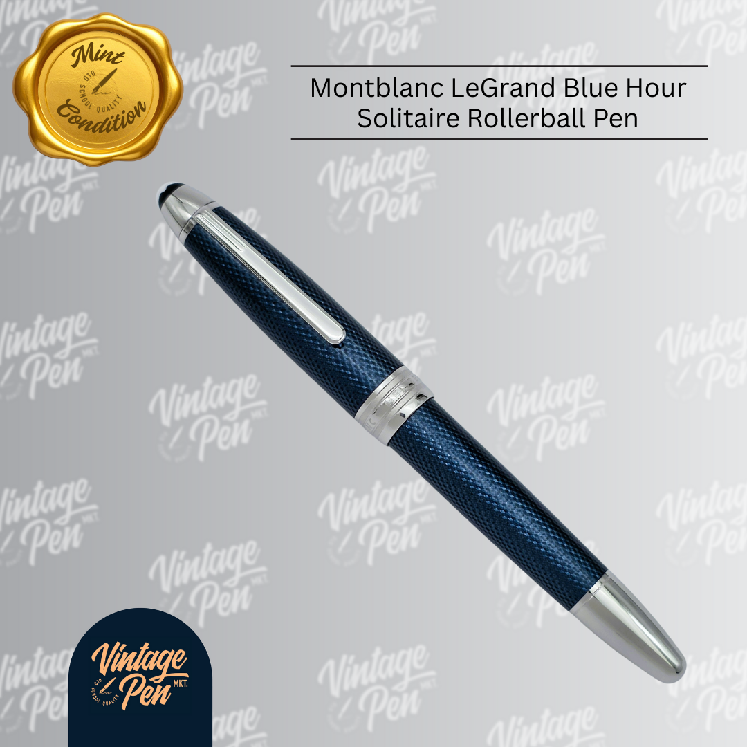 Montblanc Meisterstück Solitaire Blue Hour LeGrand Rollerball Pen