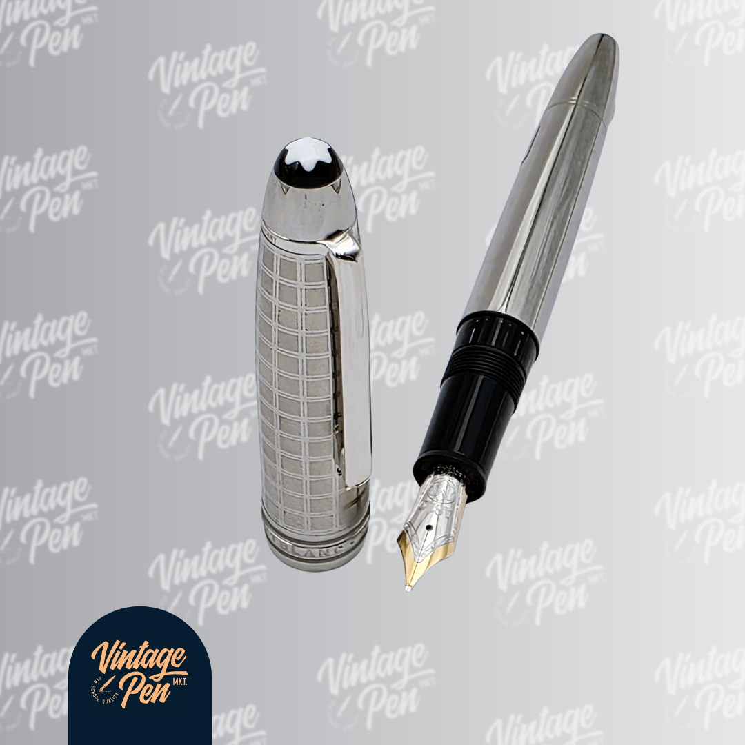 Montblanc Meisterstück LeGrand Solitaire 146 Stainless Steel Fountain Pen