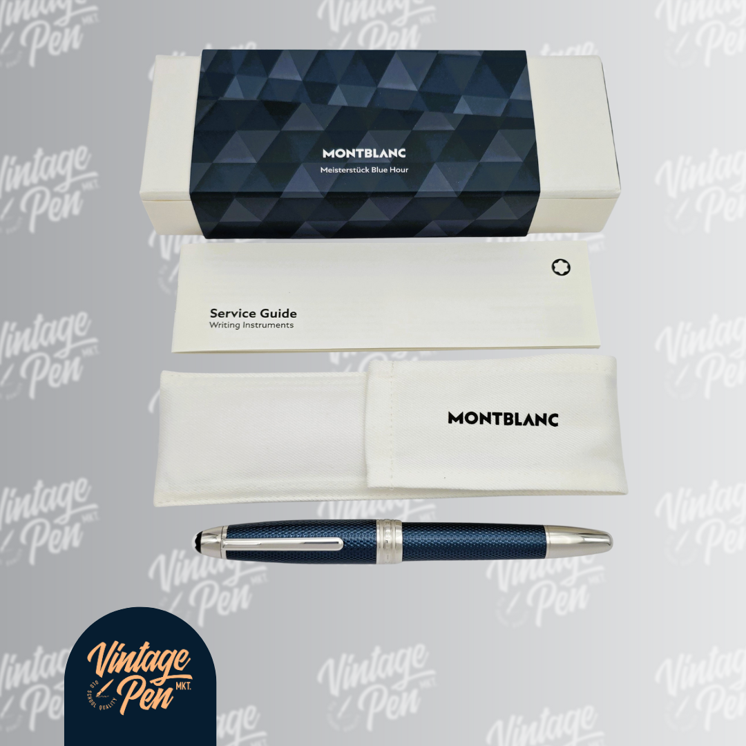Montblanc Meisterstück Solitaire Blue Hour LeGrand Rollerball Pen