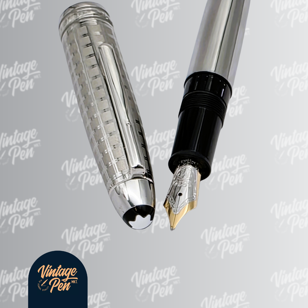 Montblanc Meisterstück LeGrand Solitaire 146 Stainless Steel Fountain Pen