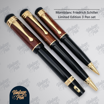 Montblanc Friedrich Schiller Limited Edition 3 Pen set