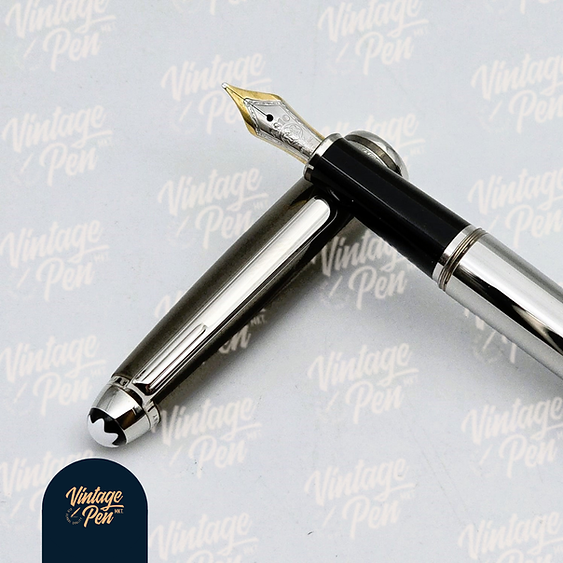 Montblanc Solitaire Hematite Steel Fountain Pen