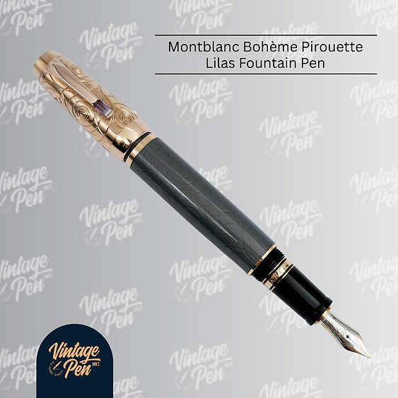 Montblanc Bohème Pirouette Lilas Fountain Pen