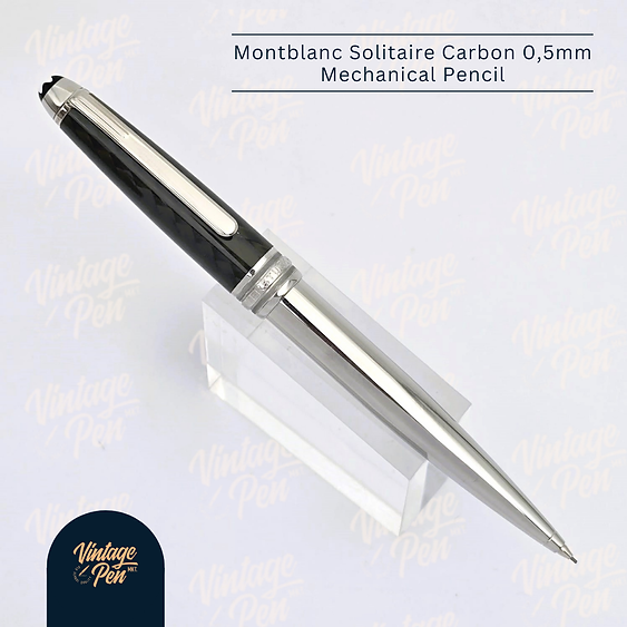 Montblanc Solitaire Carbon Steel Mechanical Pencil
