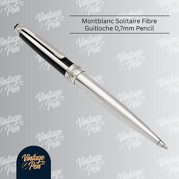 Montblanc Solitaire Fibre Guilloche 0.7mm Mechanical Pencil