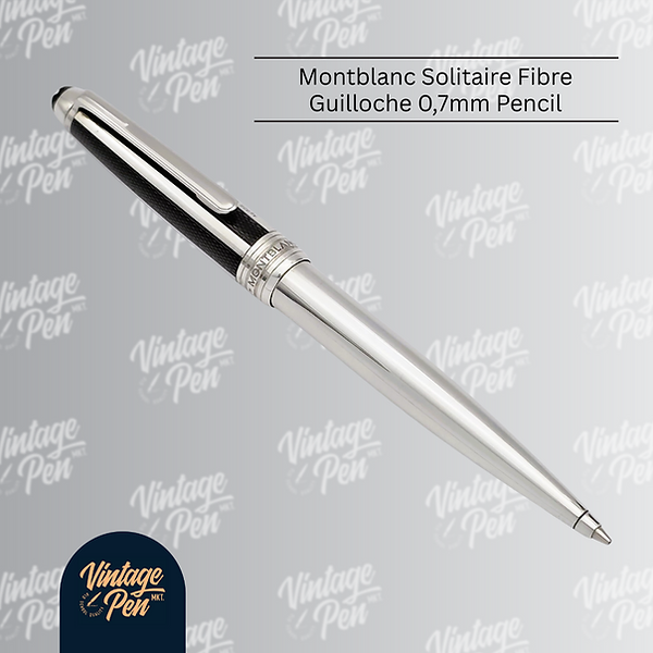 Montblanc Solitaire Fibre Guilloche 0.7mm Mechanical Pencil