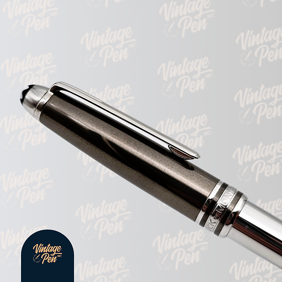 Montblanc Solitaire Hematite Steel Fountain Pen