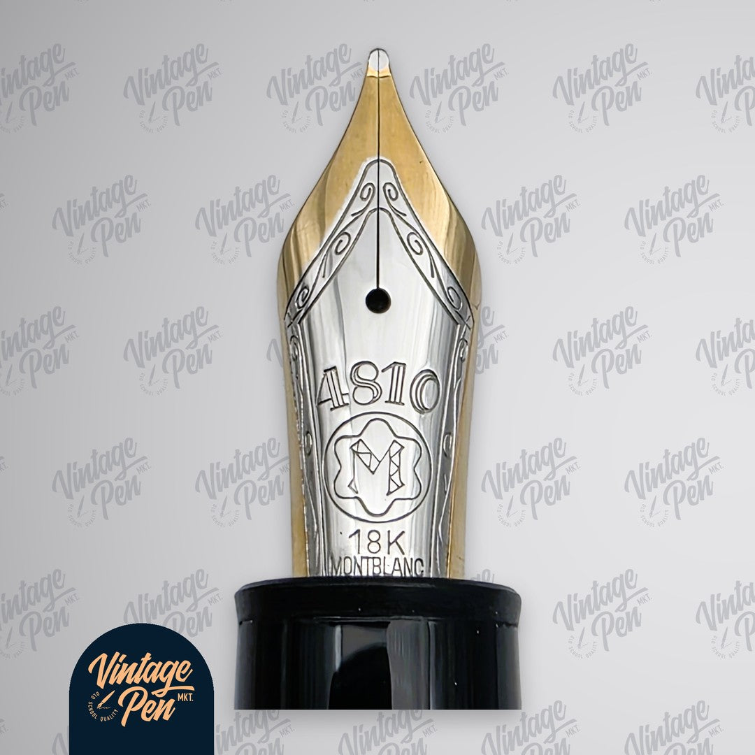 Montblanc Meisterstück Solitaire Doué Black & White LeGrand Fountain Pen